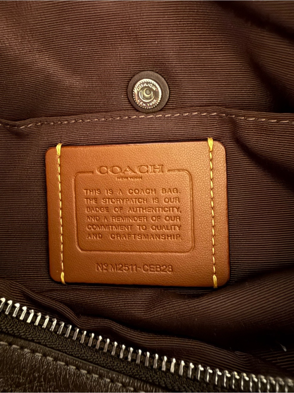 Coach Carey Crossbody-Maple/Silver - Picture 3 of 7